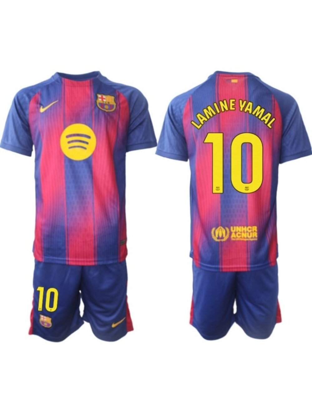 Lamine Yamal Home Soccer Jersey Suit